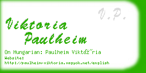 viktoria paulheim business card